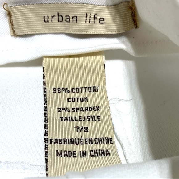 Urban Life High Rise Zip Opening Short Size 7/8 Junior - Picture 6 of 6